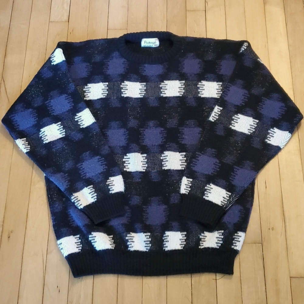 Vintage 80's multi colored sweater